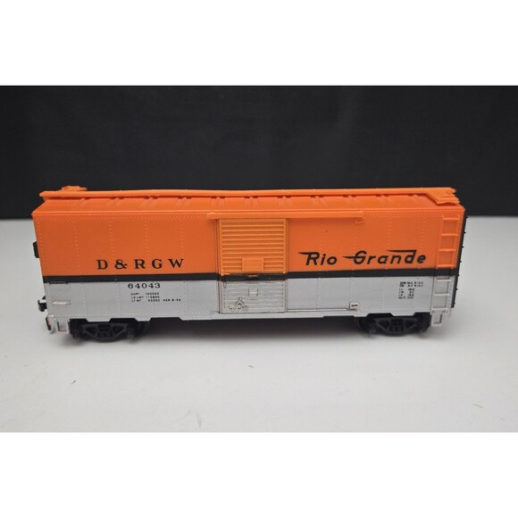 Vintage Denver & Rio Grande D&RGW Box Car 64043 HO Scale No Box - Picture 2 of 12